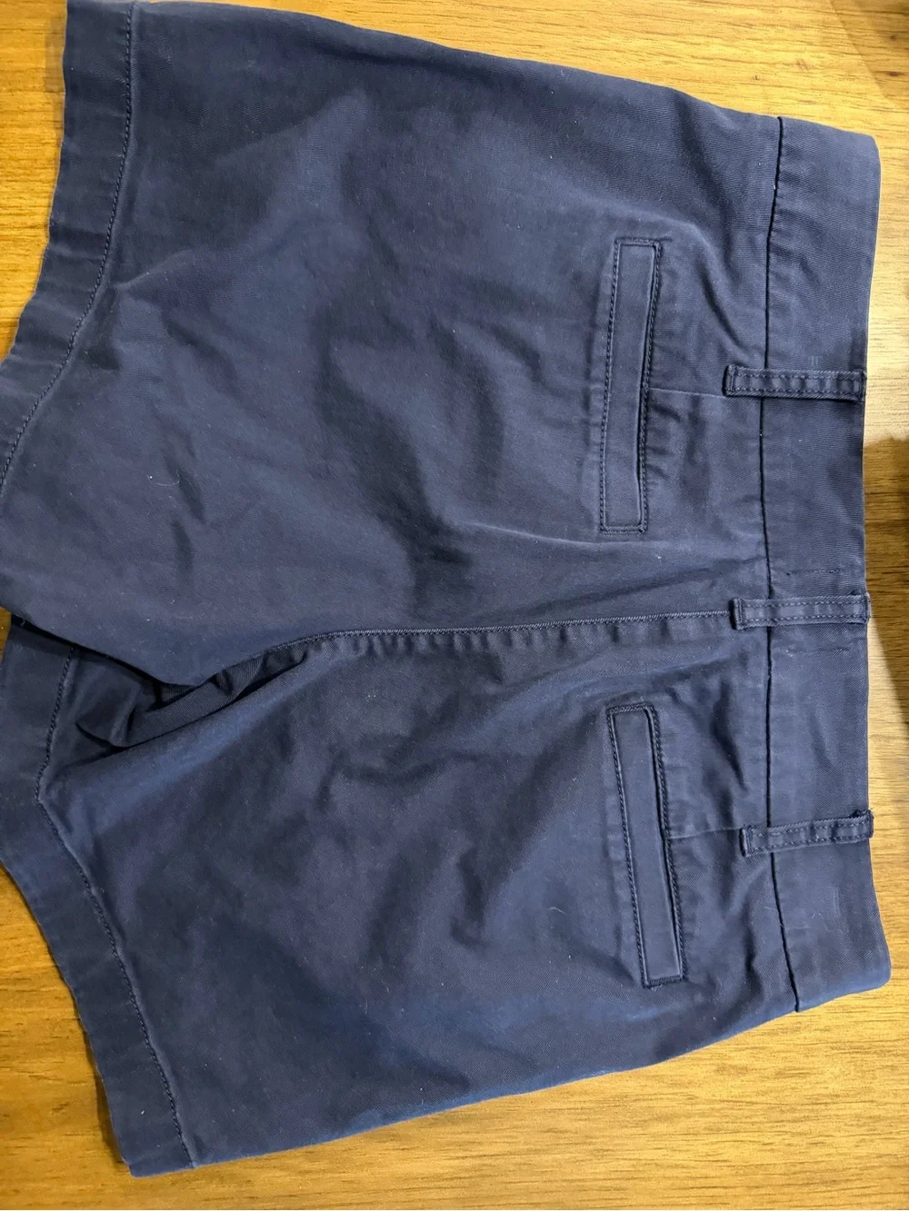 J. Crew Women's Navy High-Rise Chino Shorts